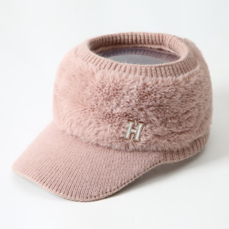 もこもこニットキャスケット