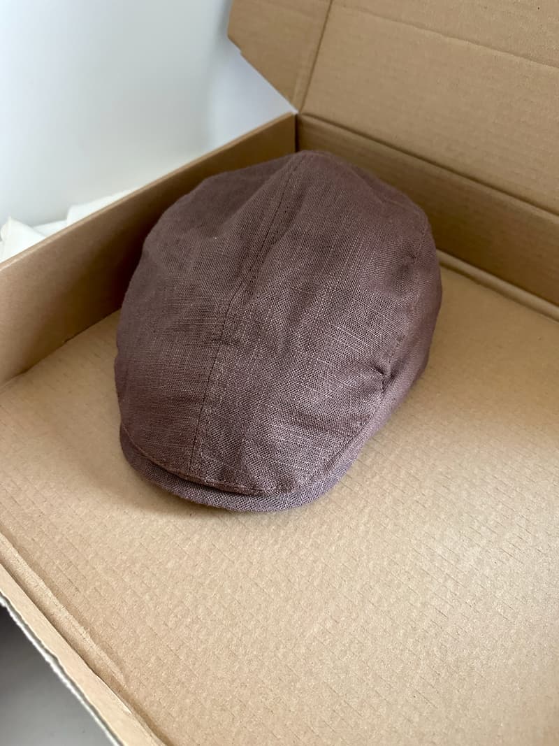 キャスケット 涼風リネンキャスケット