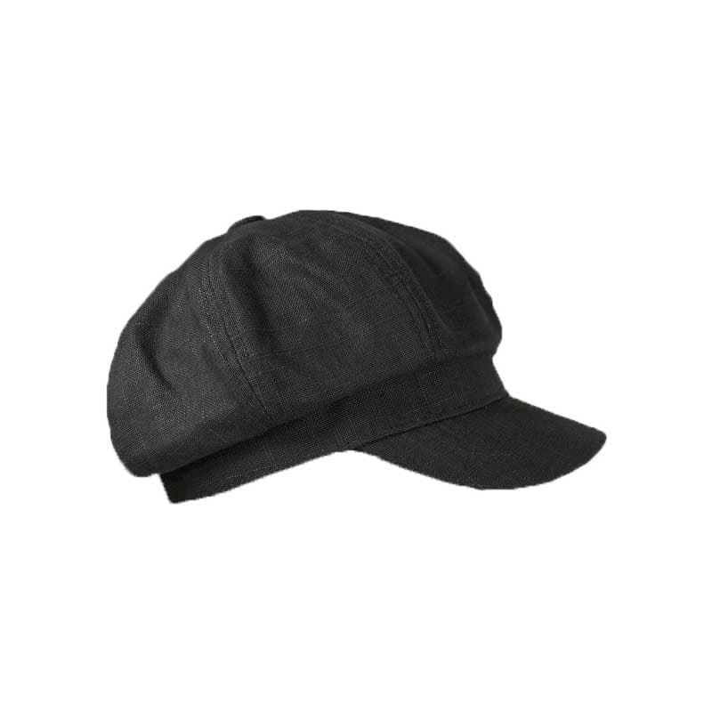 キャスケット 風合い豊かな海辺のマリナーリネンキャスケット