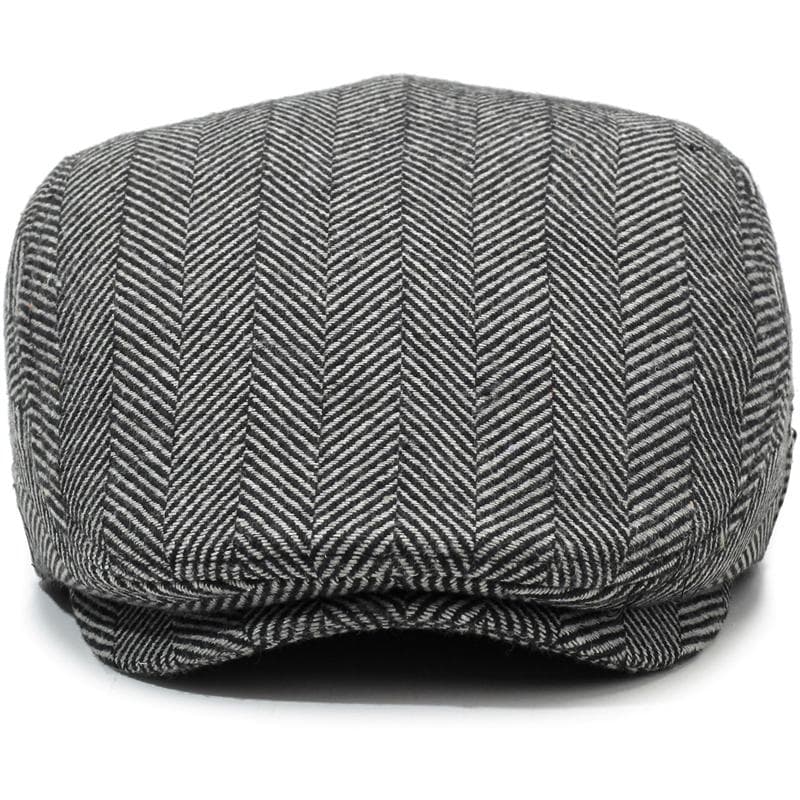 キャスケット ヘリンボーン模様の上質キャスケット