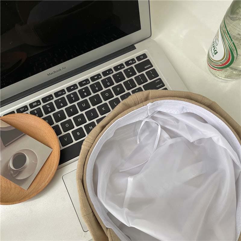 キャスケット軽量紫外線対策帽子　リネン