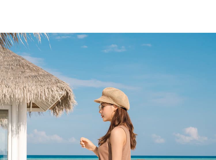 キャスケット 夏の風合い涼やかキャスケット