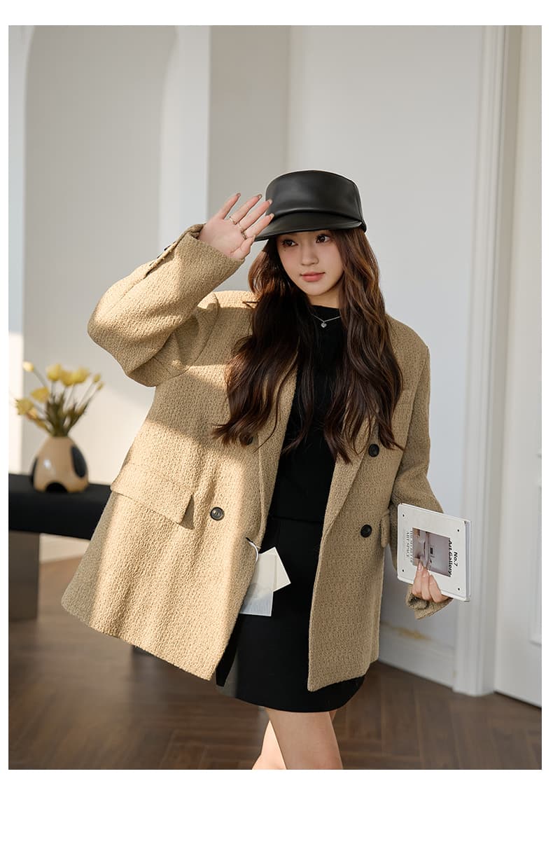 クラシカルレザーキャスケット