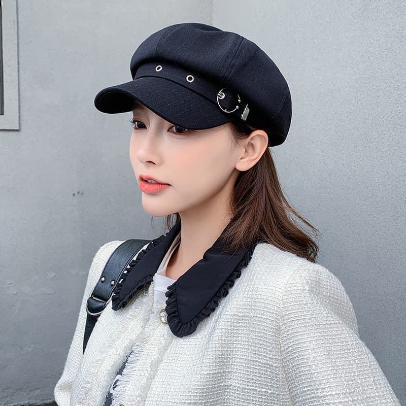 キャスケット 優雅な佇まい マリンスタイルスエードキャスケット