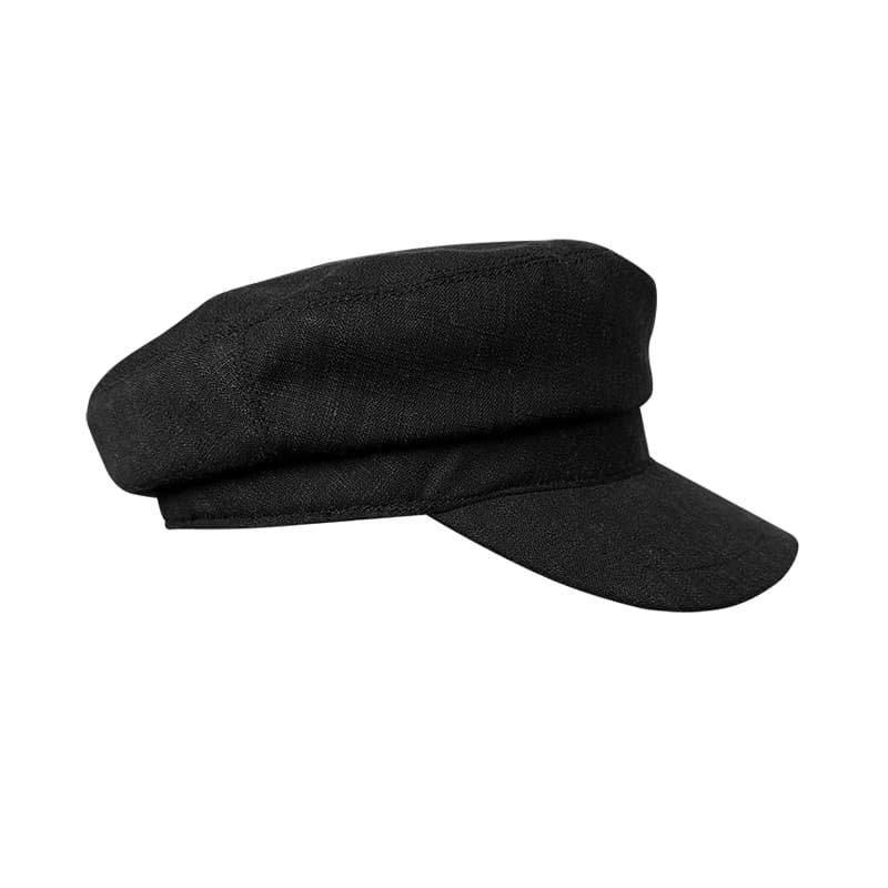 キャスケット　涼やか素材の洗練マリンキャスケット