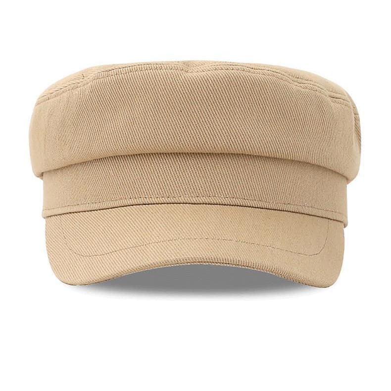 レディースキャスケット　小顔効果無地デニム帽子