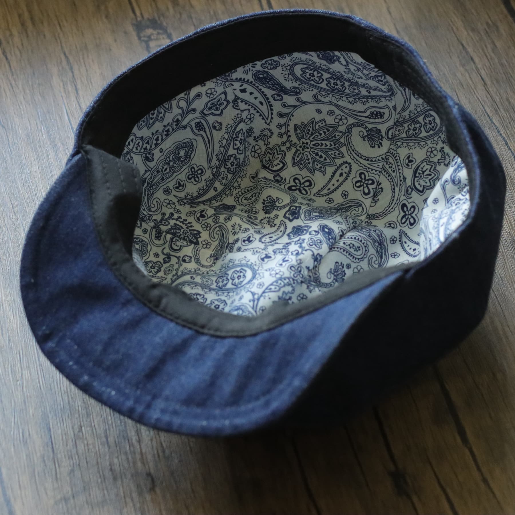 キャスケット 天然素材の八方キャスケット