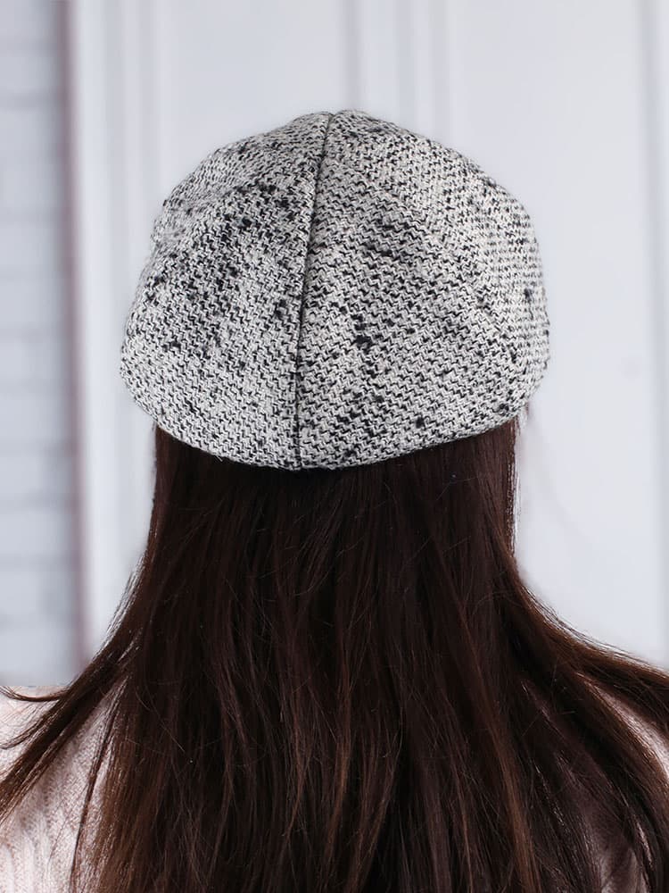 キャスケット 古典風情ツイードキャスケット