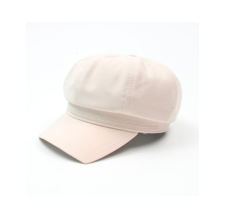 秋冬新作レディースキャスケット無地防寒保温スエード風帽子　ウール