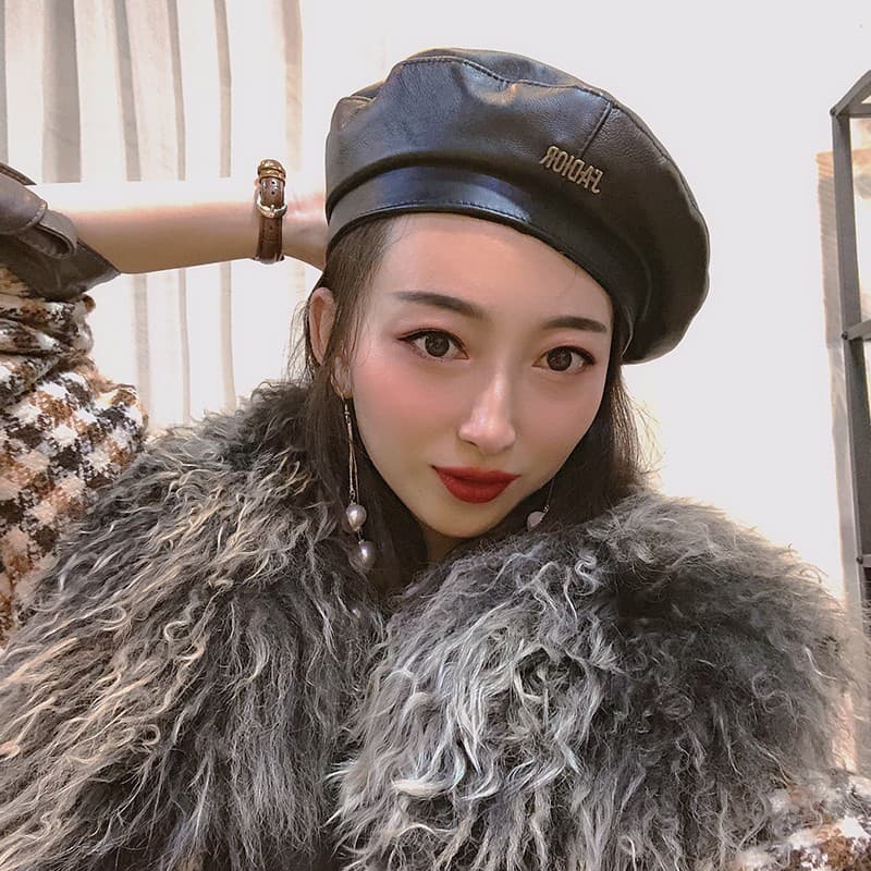 ハンドメイドレザーキャスケット