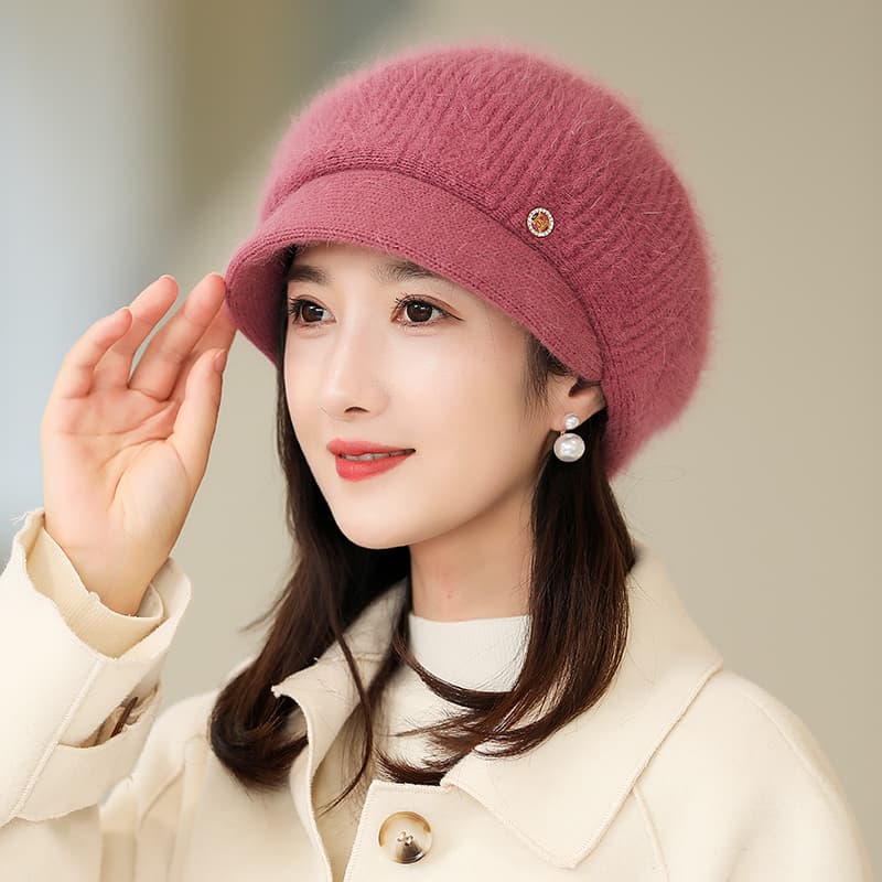 ふんわりあったかニットキャスケット