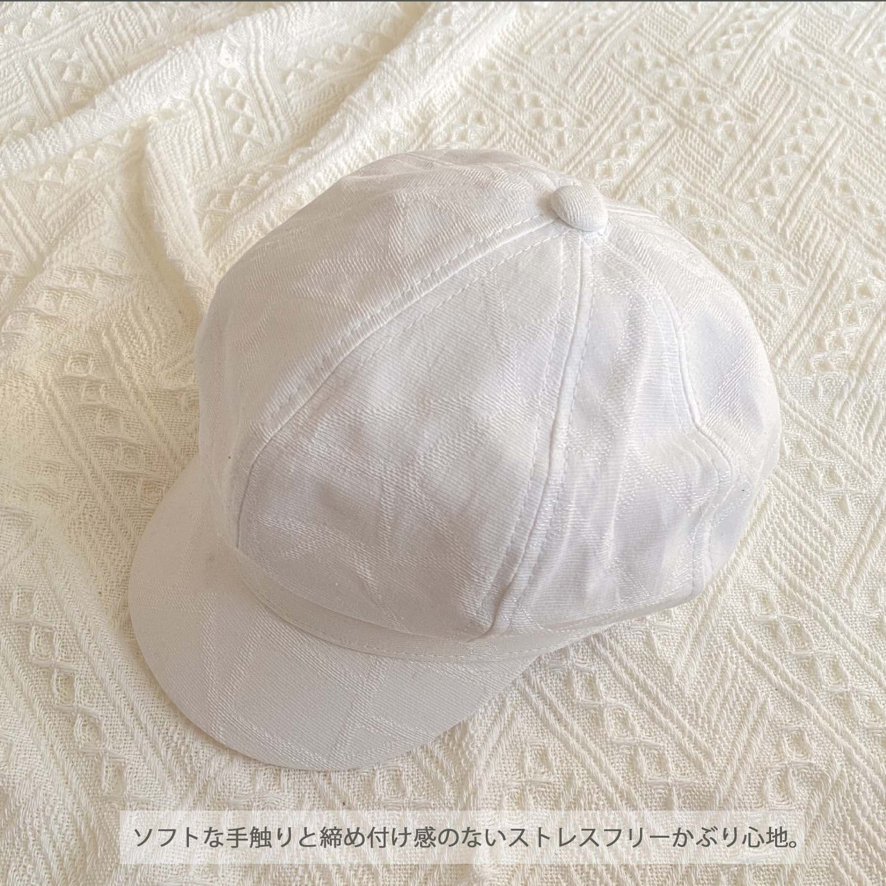 レディース キャスケット 軽量 可愛い リネン帽子 紫外線対策