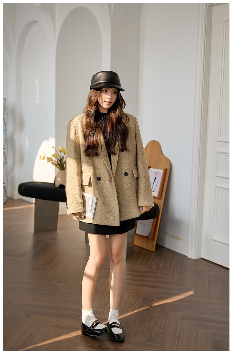 クラシカルレザーキャスケット