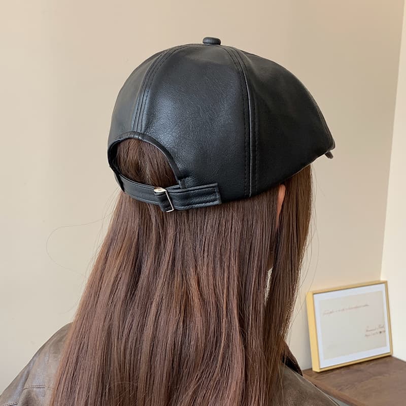 ミラノ調レザーキャスケット