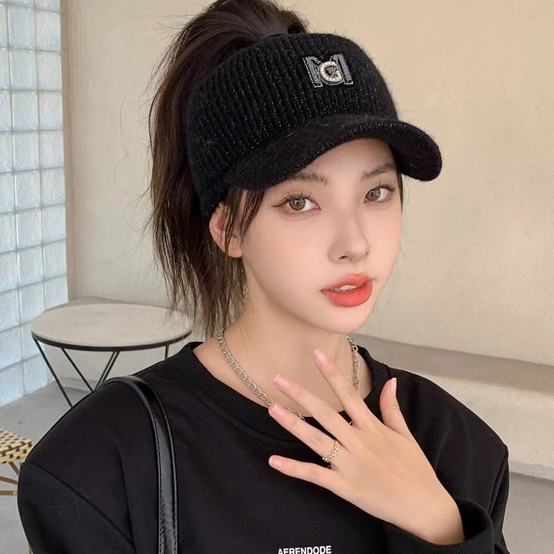 キャスケットニット ベーシック帽