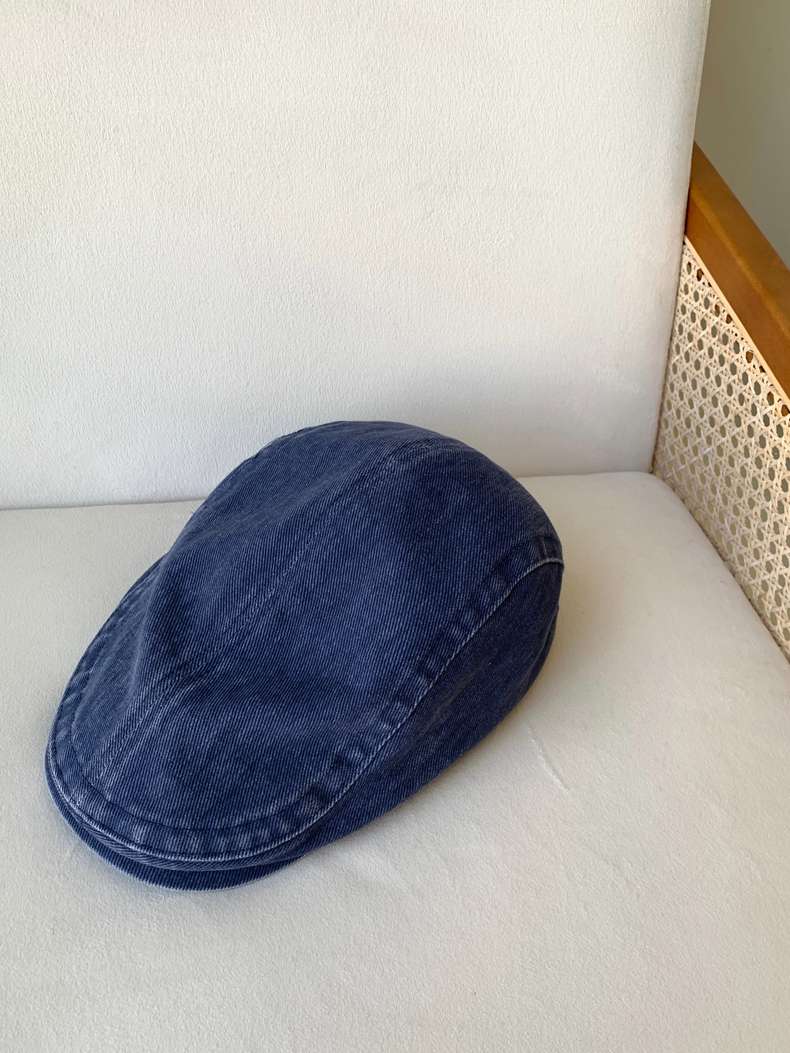 柔らか上質デニムキャスケット