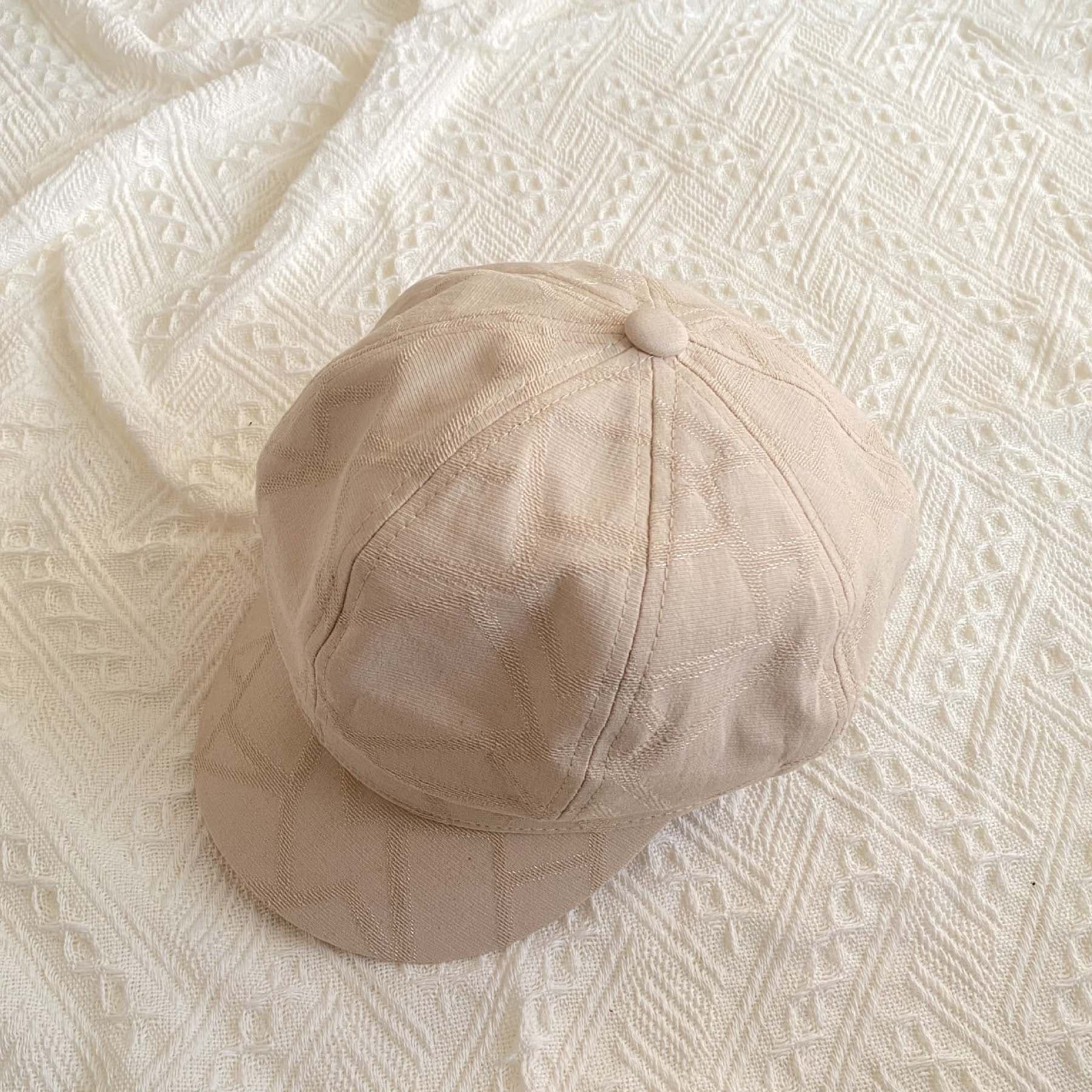 レディース キャスケット 軽量 可愛い リネン帽子 紫外線対策