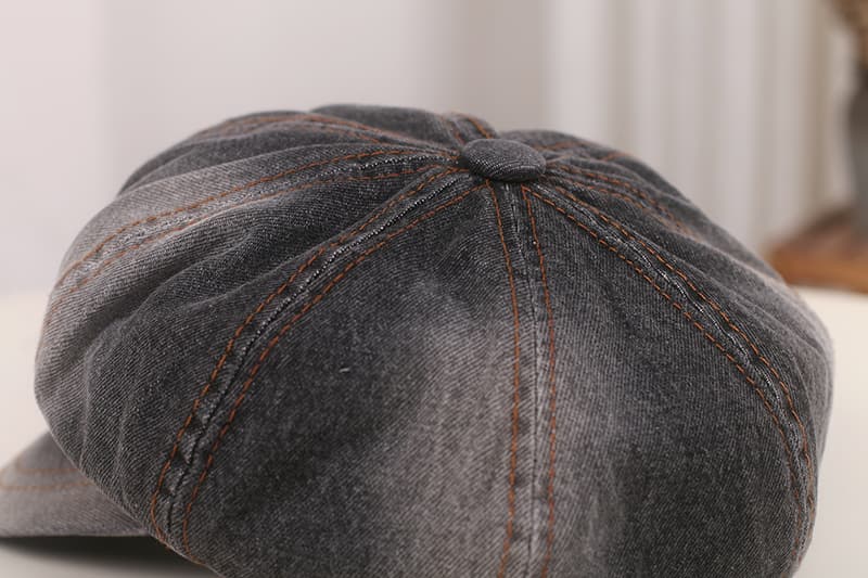 キャスケット ヴィンテージ風デニムキャスケット