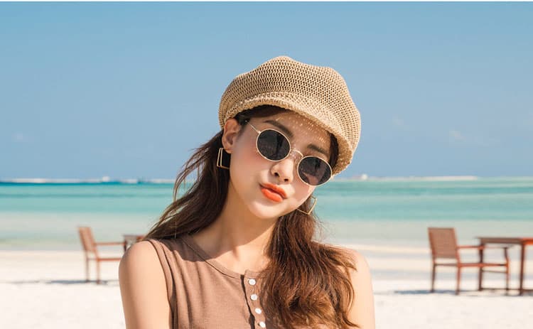 キャスケット 夏の風合い涼やかキャスケット