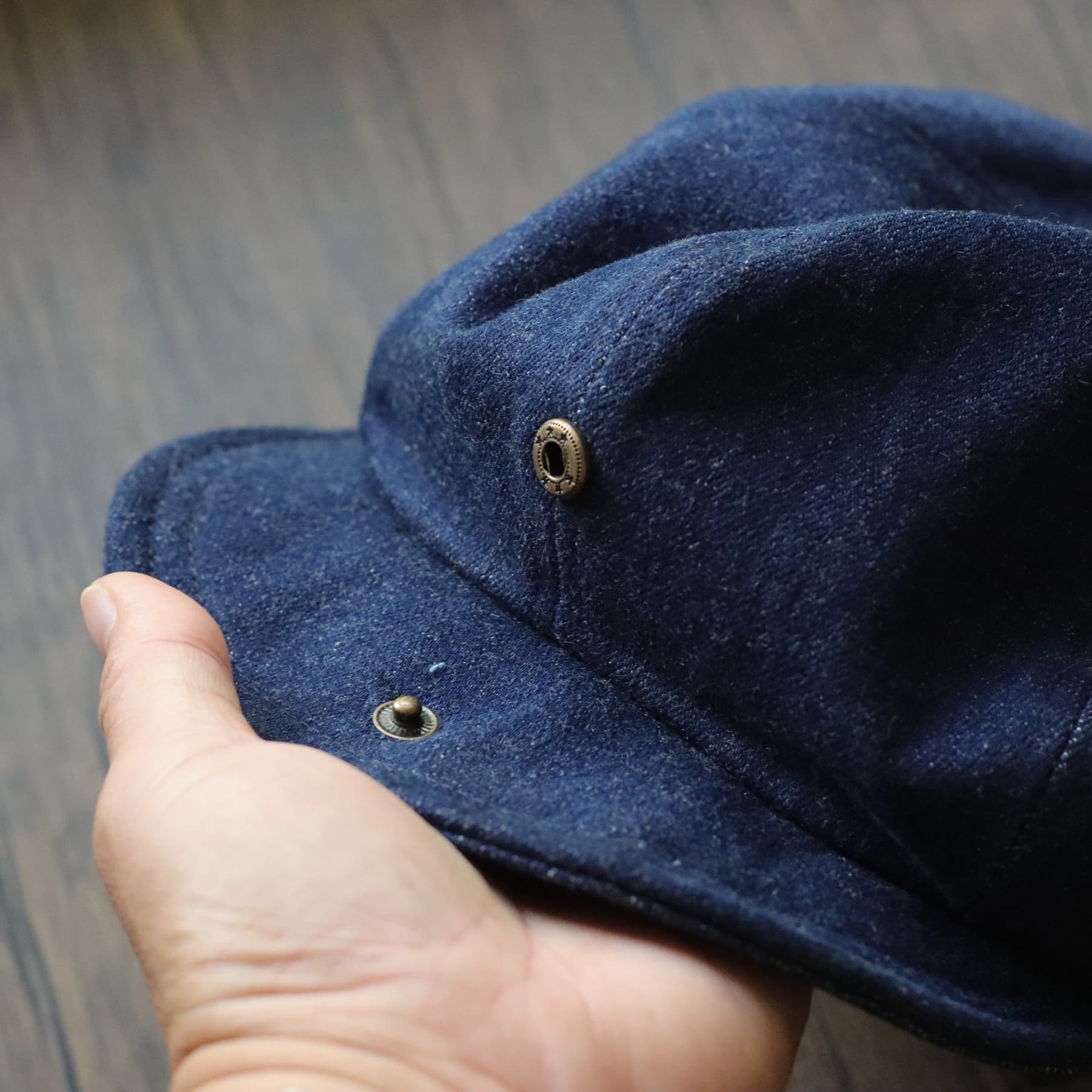 キャスケット 天然素材の八方キャスケット