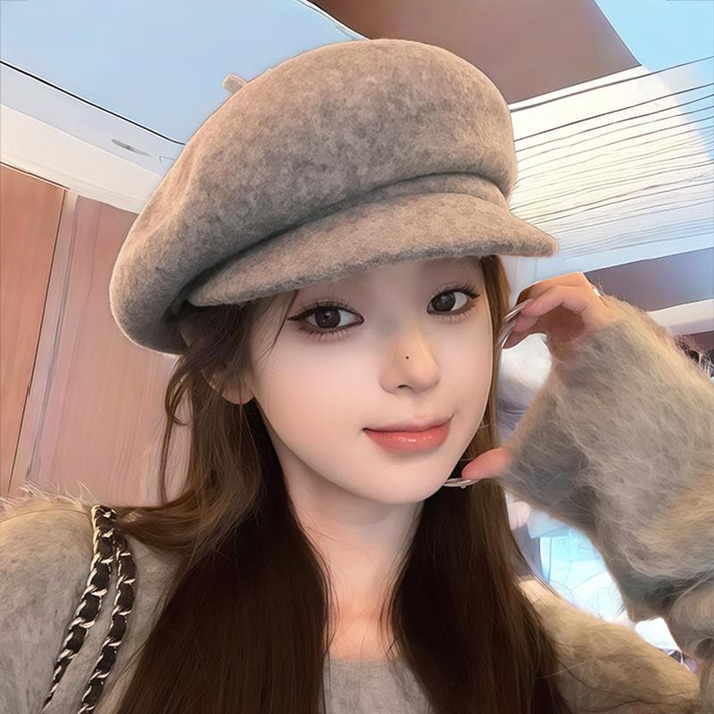 なめらかキルティングキャスケット