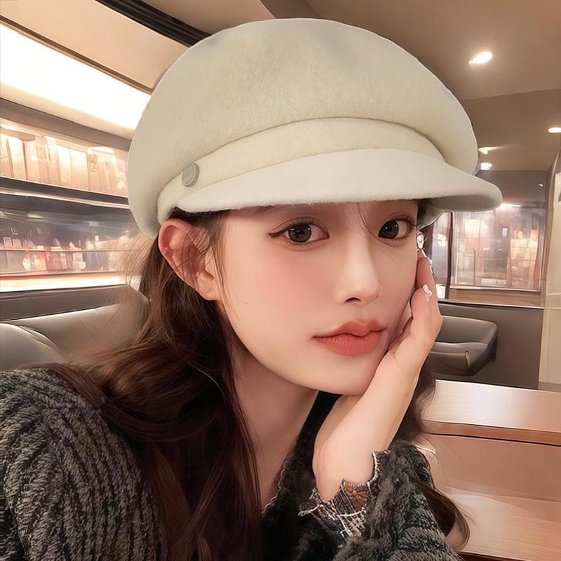 なめらかキルティングキャスケット