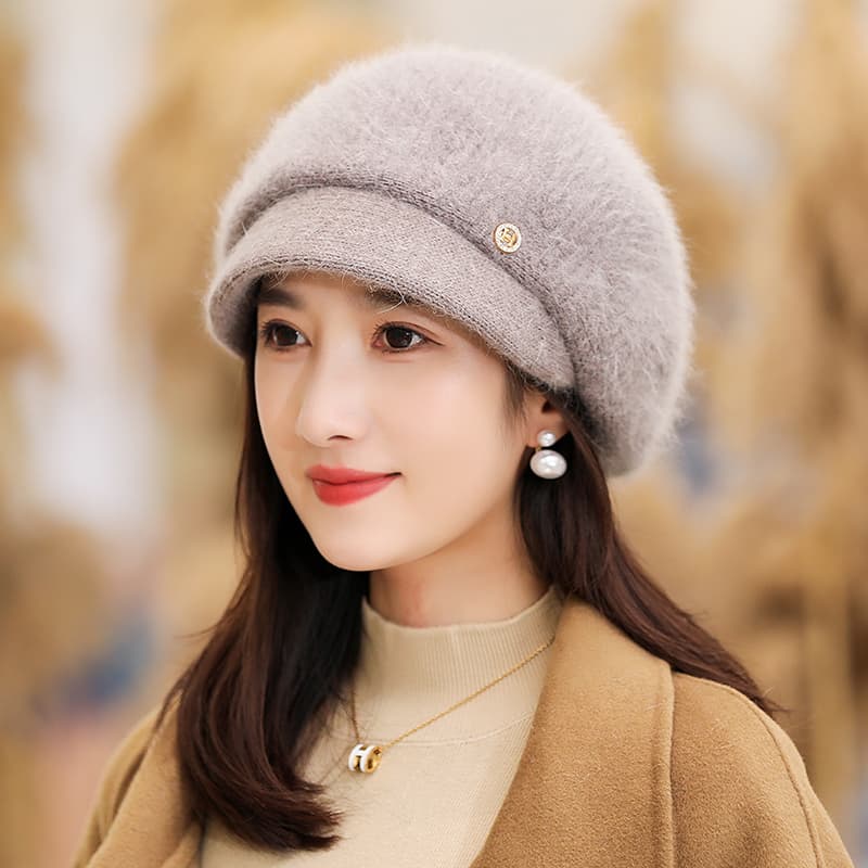 ふんわりあったかニットキャスケット