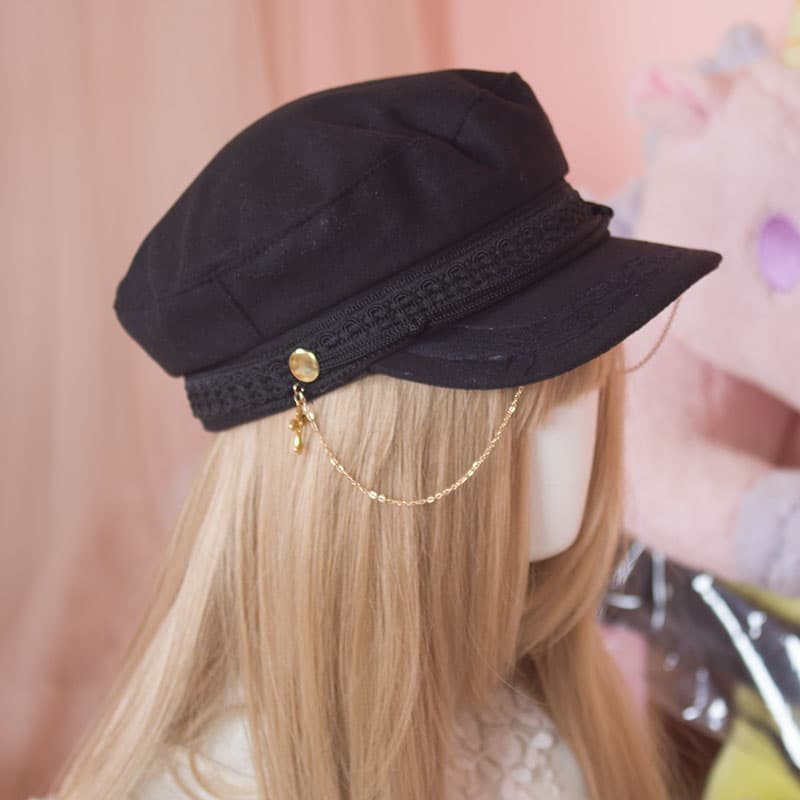 上品ツイードキャスケット レディース帽子 おしゃれ外出用