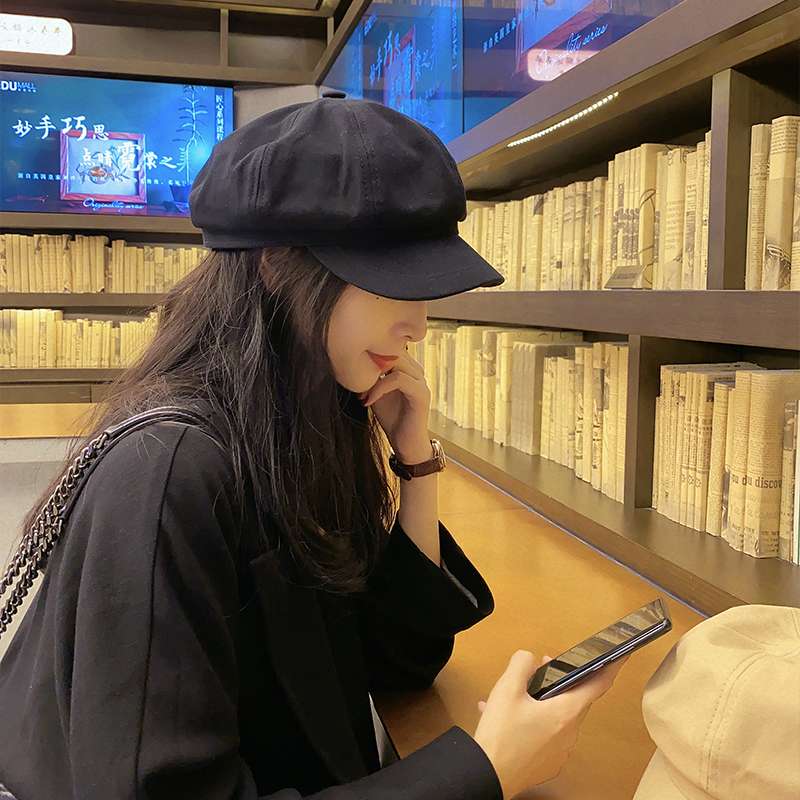 復古風現代アレンジキャスケット帽子