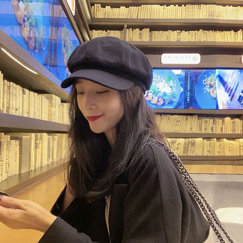 復古風現代アレンジキャスケット帽子