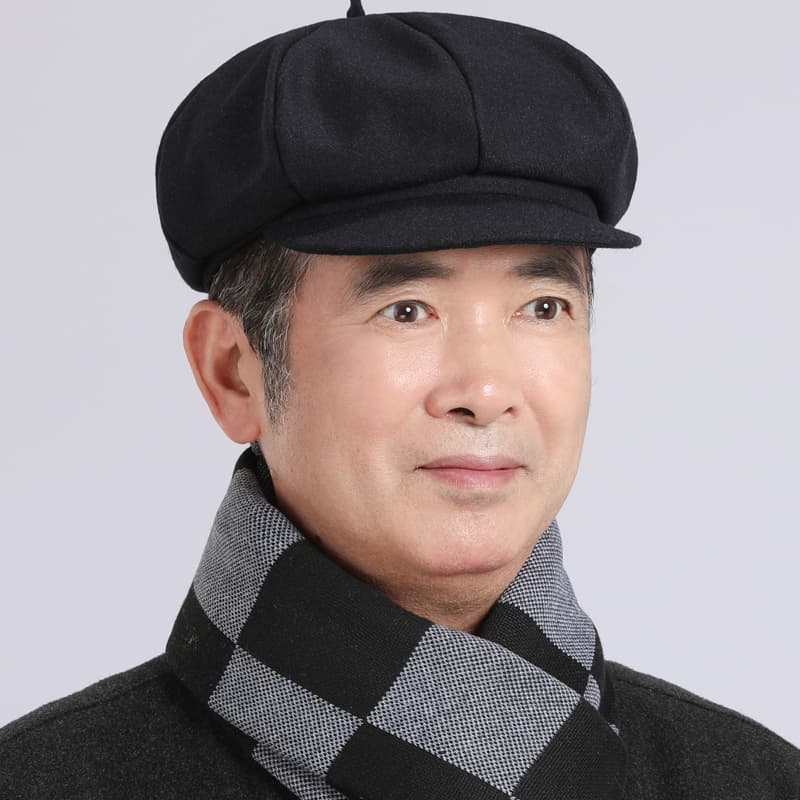 キャスケット クラシック八枚はぎ風スエードキャスケット